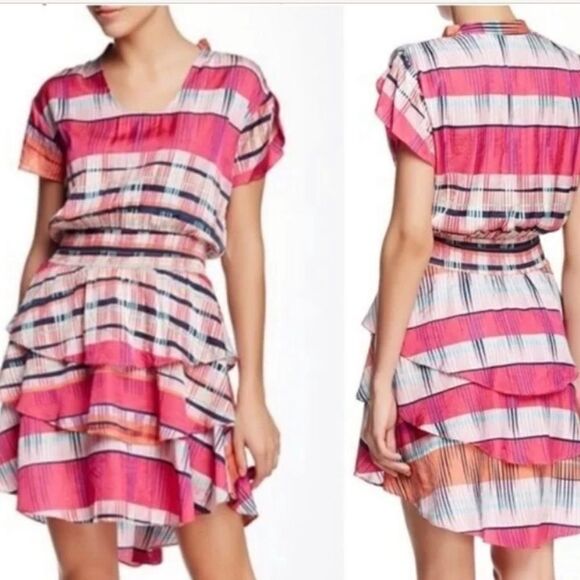 NWT Vertigo Paris Pink Mini Dress - Picture 1 of 9